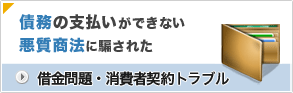 借金問題・消費者契約トラブル